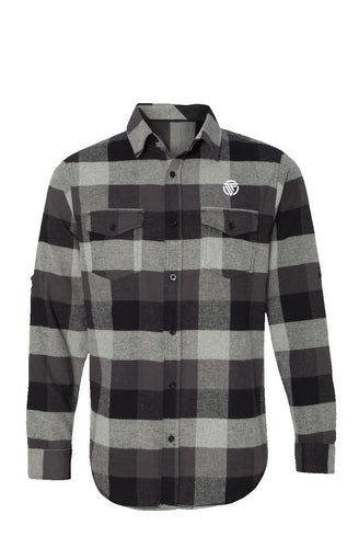 Men&#39;s&quot;DF&quot; Flannel Grey And Black