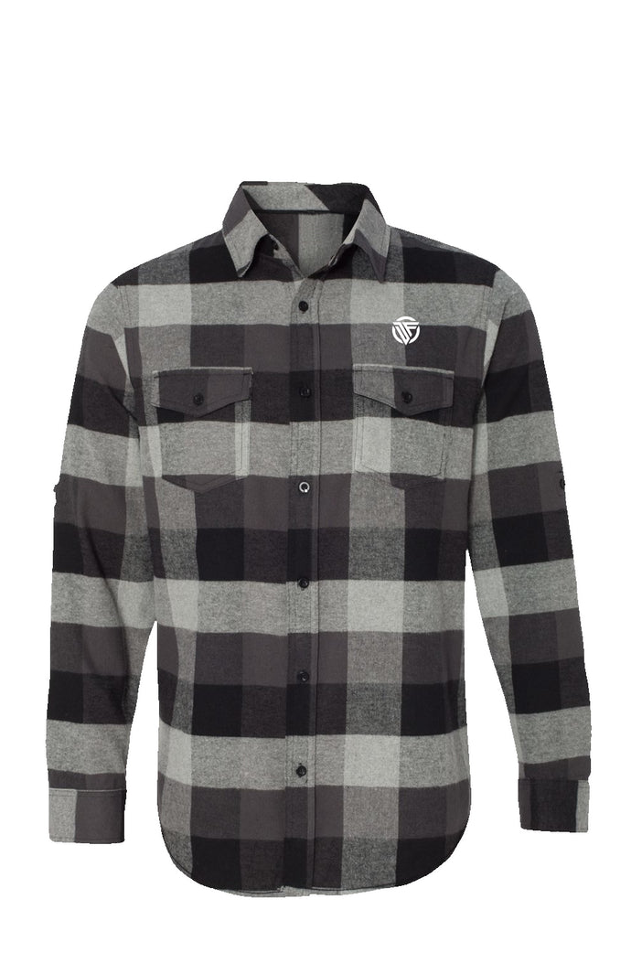 Men&#39;s&quot;DF&quot; Flannel Grey And Black