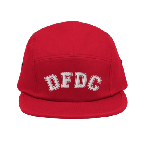 Dirt Floor Apparel Five Panel Cap  Dirt Floor Denim Company Red  