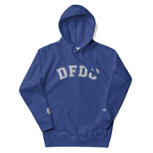 Load image into Gallery viewer, Men&#39;s &quot;Call Gerl&quot; Hoodie  Dirt Floor Denim Company Team Royal S 
