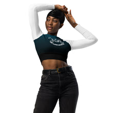 Load image into Gallery viewer, Women&#39;s &quot;Skull Kandy&quot; long-sleeve crop top  Dirt Floor Denim Company   
