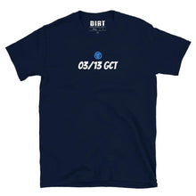 Load image into Gallery viewer, Men&#39;s &quot;03/13 GCT&quot; Tee  Dirt Floor Denim Company Navy S 
