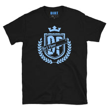 Load image into Gallery viewer, Men&#39;s &quot;DF&quot; Logo Tee - Blue  Dirt Floor Denim Company Black S 
