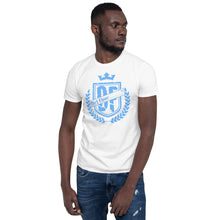 Load image into Gallery viewer, Men&#39;s &quot;DF&quot; Logo Tee - Blue  Dirt Floor Denim Company   
