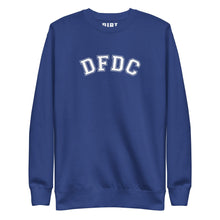 Load image into Gallery viewer, Men&#39;s &quot;DFDC&quot; sweatshirt  Dirt Floor Denim Company Team Royal S 
