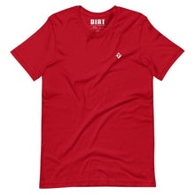Load image into Gallery viewer, Men&#39;s &quot;Fran Diamond&quot; Small Logo Tee  Dirt Floor Denim Company Red XS 
