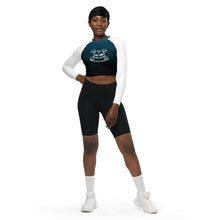 Load image into Gallery viewer, Women&#39;s &quot;Skull Kandy&quot; long-sleeve crop top  Dirt Floor Denim Company   
