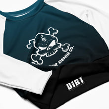 Load image into Gallery viewer, Women&#39;s &quot;Skull Kandy&quot; long-sleeve crop top  Dirt Floor Denim Company   
